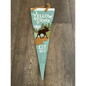 Yoho & Co Yellowstone National Park Felt Pennant
